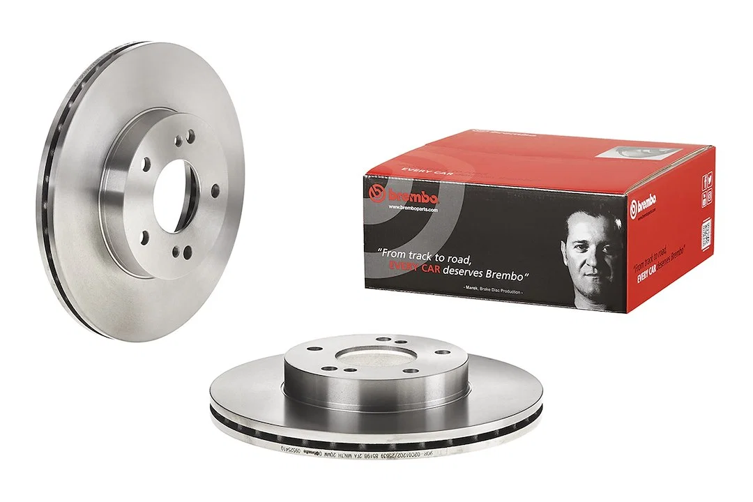 09525410C02 – BREMBO Brake Rotor, Vented One Piece Design Wheel Bolt Pattern 5 x 114.3 Millimeter 280 Millimeter Diam...